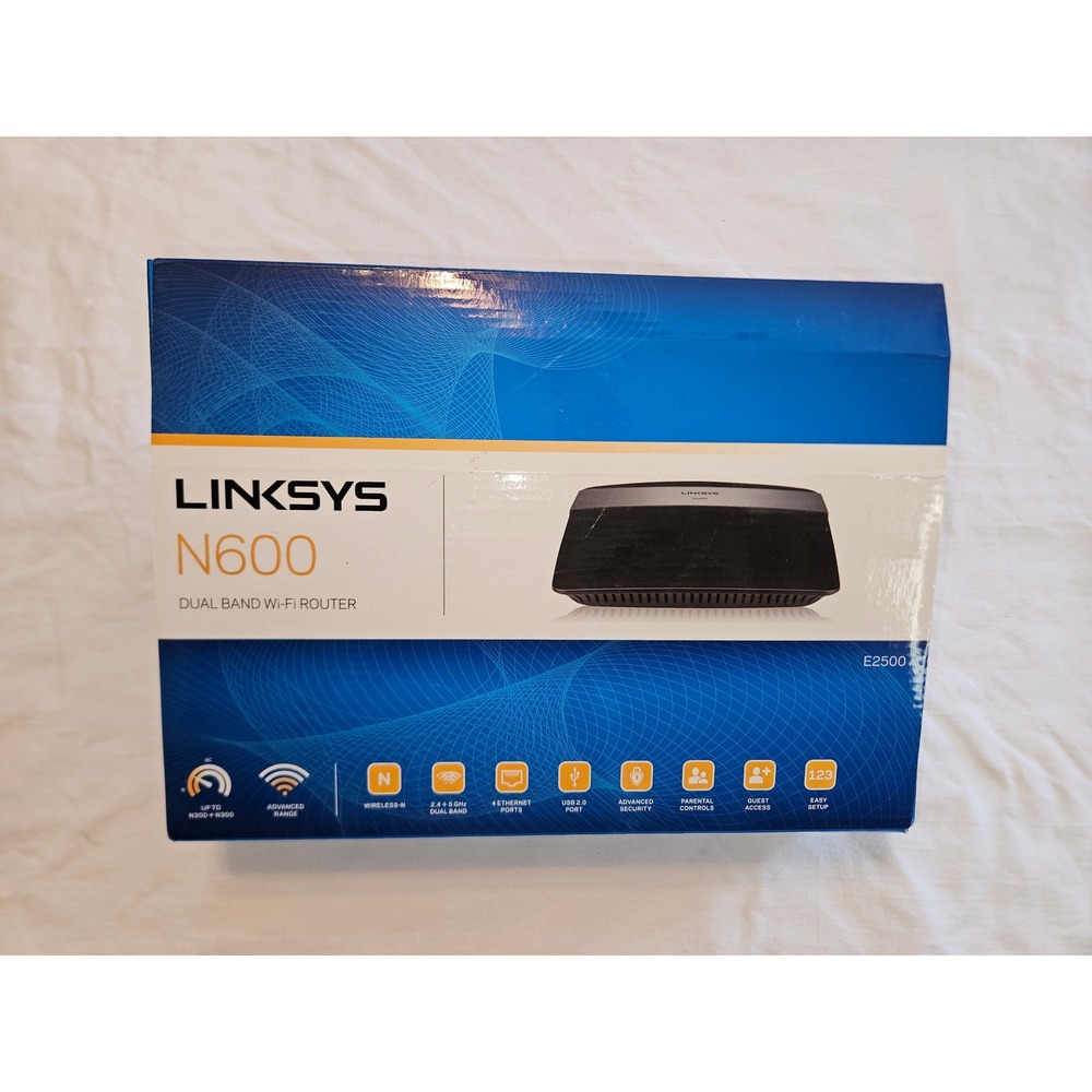 Linksys N600 Dual Band Wi-Fi Router E2500 Advancedโ Wireless N